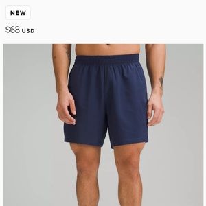 Men’s Lululemon Pacebreaker unlined  7”short